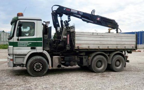 Transport LKW Baustelle